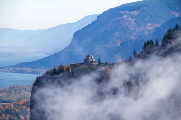 Vista House in the Fog
From Women's Forum Outlook
Historic Columbia River Highway  OR